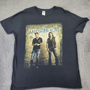 Florida Georgia Line Anything Goes 2015 Collectors Tour Black Concert‎ T-Shirt L